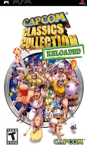Capcom Classics Collection Reloaded box art for PSP
