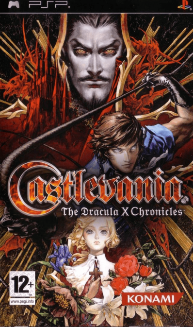 Castlevania: The Dracula X Chronicles box art for PSP