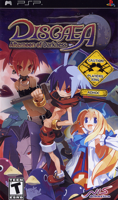 Disgaea: Afternoon of Darkness box art for PSP