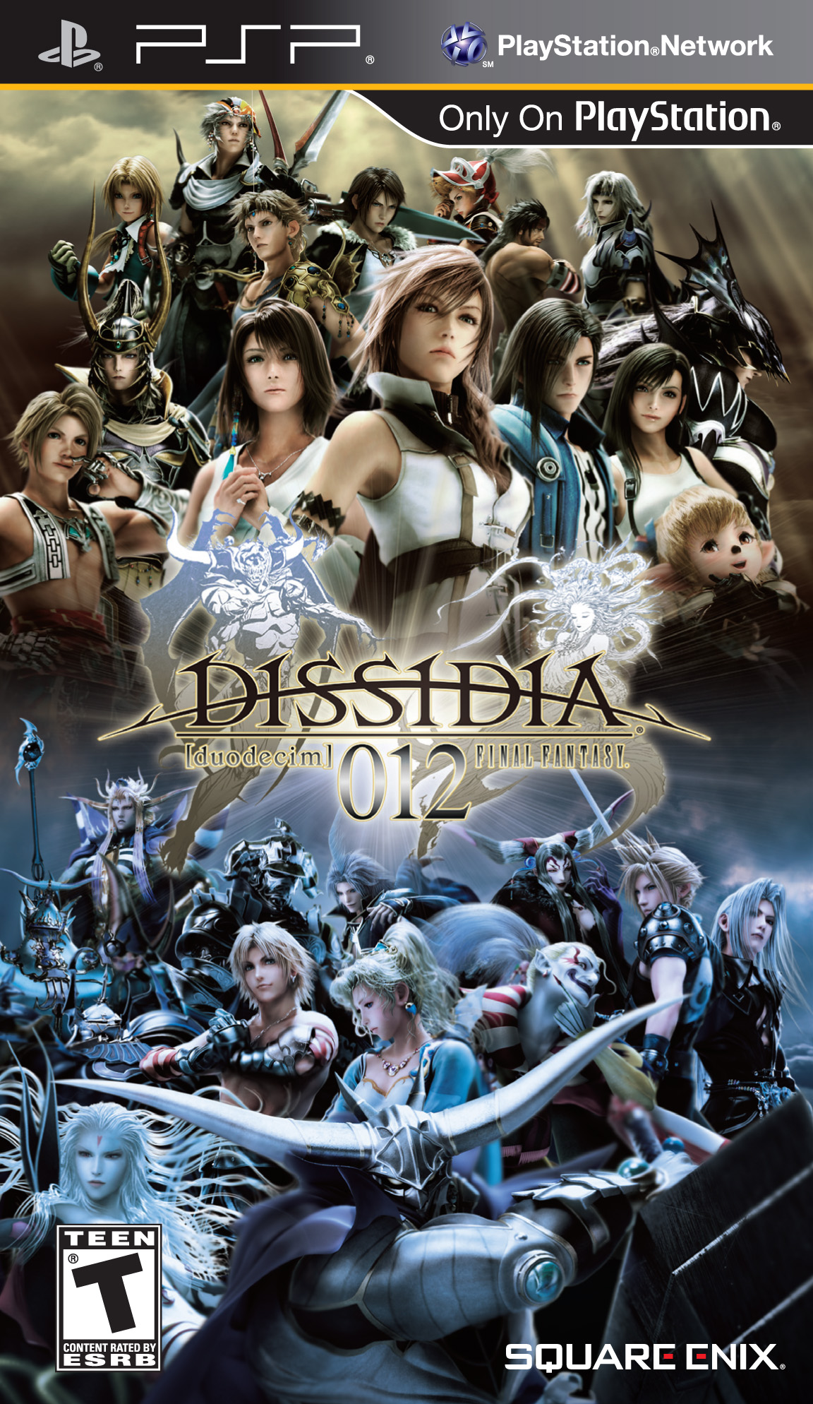 Dissidia 012: Duodecim Final Fantasy box art for PSP
