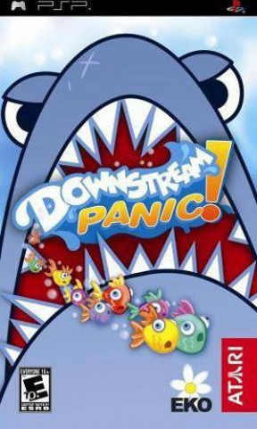 Downstream Panic box art for PSP
