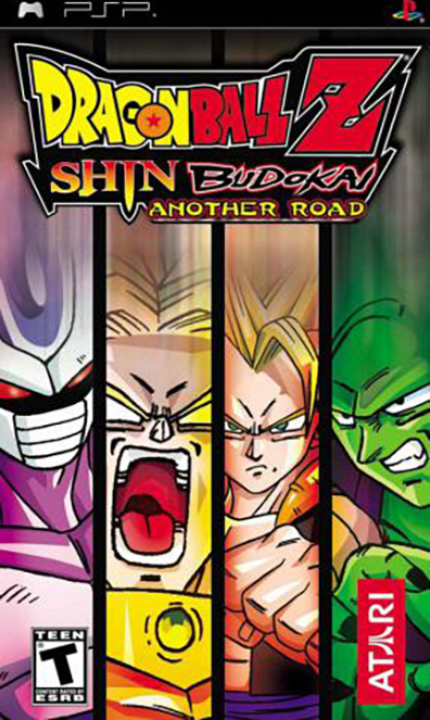 Dragon Ball Z Shin Budokai: Another Road box art for PSP