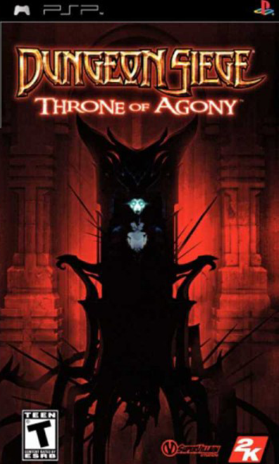 Dungeon Siege: Throne of Agony box art for PSP