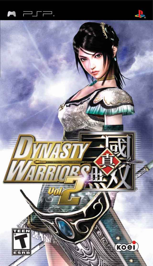 Dynasty Warriors Vol. 2 box art for PSP