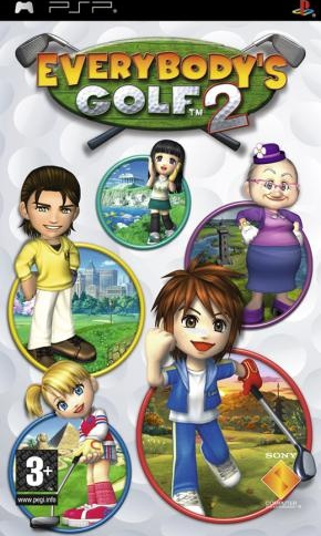 Everybody's Golf 2 box art for PSP