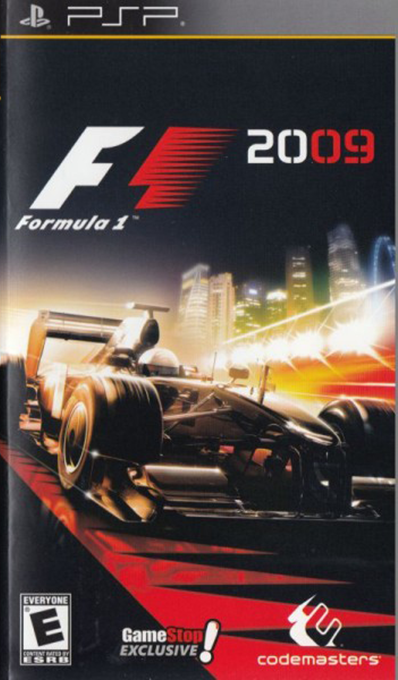 F1 2009 box art for PSP