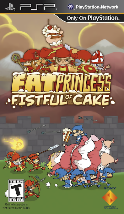 Fat Princess: Fistful of Cake box art for PSP