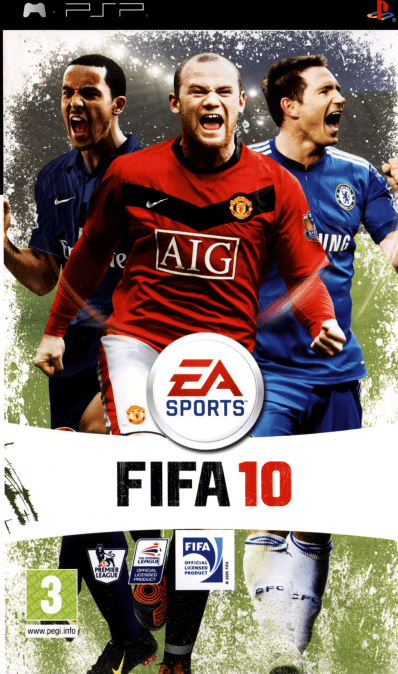 FIFA 10 box art for PSP