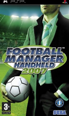 Football Manager Handheld 2007 box art for PSP