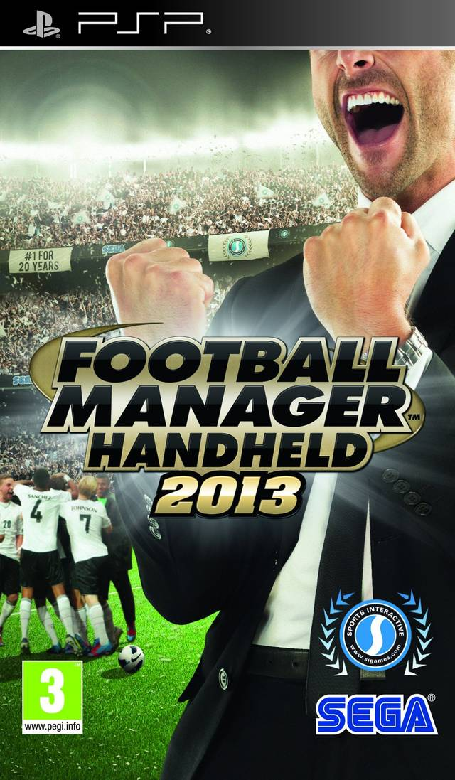 Football Manager Handheld 2013 box art for PSP