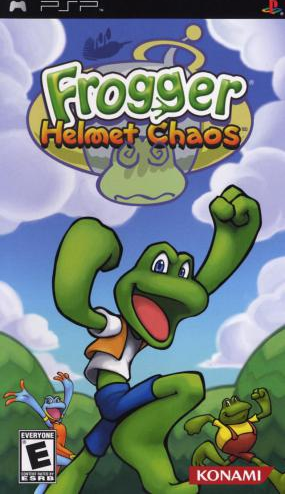 Frogger Helmet Chaos box art for PSP