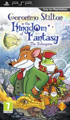 Geronimo Stilton in the Kingdom of Fantasy box art for PSP