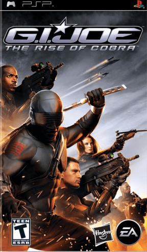 G.I. Joe: The Rise of Cobra box art for PSP