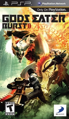 Gods Eater Burst box art for PSP