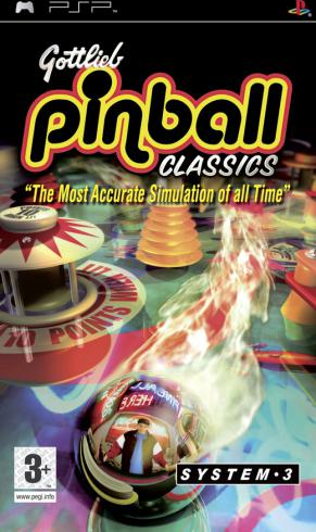 Gottlieb Pinball Classics box art for PSP