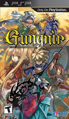 Gungnir box art for PSP