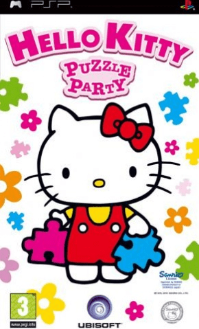 Hello Kitty Puzzle Party box art for PSP