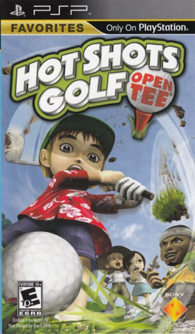Hot Shots Golf Open Tee box art for PSP