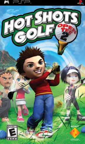 Hot Shots Golf Open Tee 2 box art for PSP