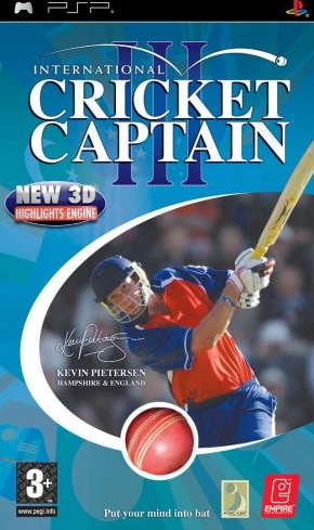 International Cricket Captain III box art for PSP