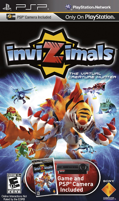 Invizimals box art for PSP