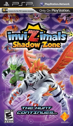 Invizimals: Shadow Zone box art for PSP