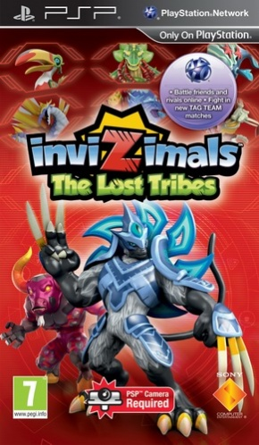 Invizimals: The Lost Tribes box art for PSP