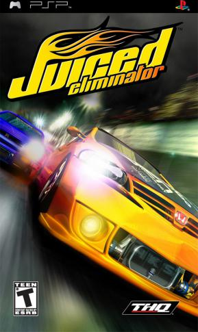 Juiced: Eliminator box art for PSP
