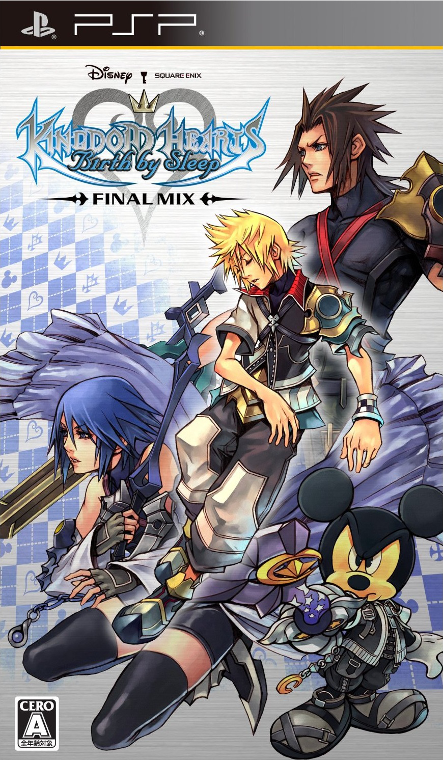 Kingdom Hearts: Birth by Sleep Final Mix box art for PSP