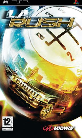 LA Rush box art for PSP