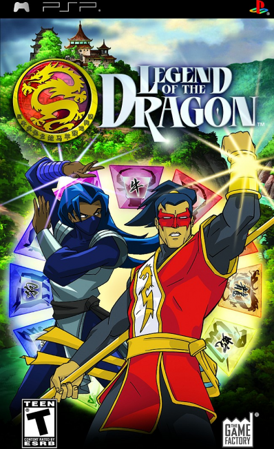 Legend of the Dragon box art for PSP
