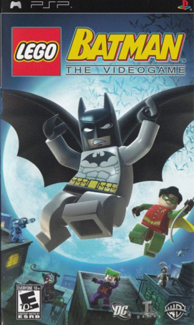 LEGO Batman The Videogame box art for PSP