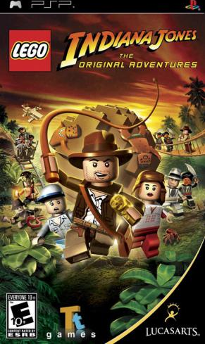 LEGO Indiana Jones The Original Adventures [Greatest Hits] box art for PSP