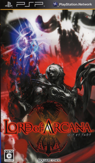 Lord of Arcana box art for PSP