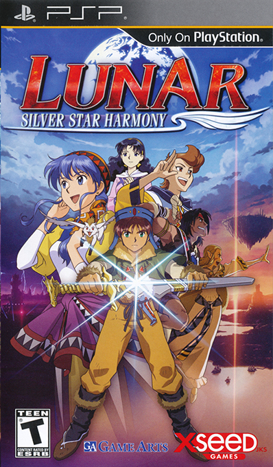 Lunar: Silver Star Harmony box art for PSP
