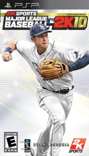 Major League Baseball 2K10 box art for PSP