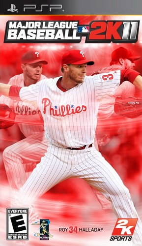 Major League Baseball 2K11 box art for PSP