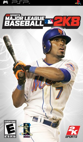 Major League Baseball 2K8 box art for PSP