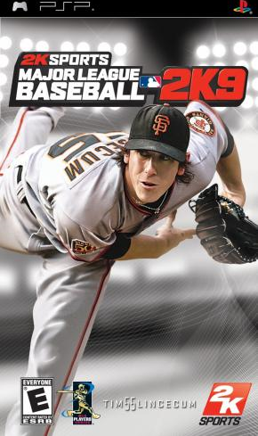 Major League Baseball 2K9 box art for PSP