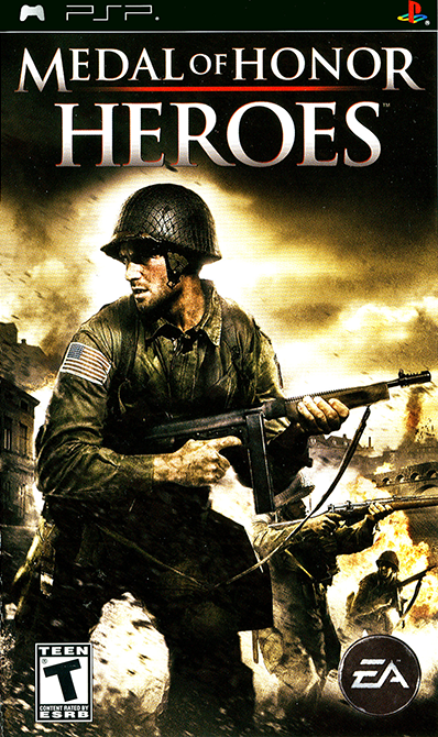 Medal of Honor Heroes [Greatest Hits] box art for PSP