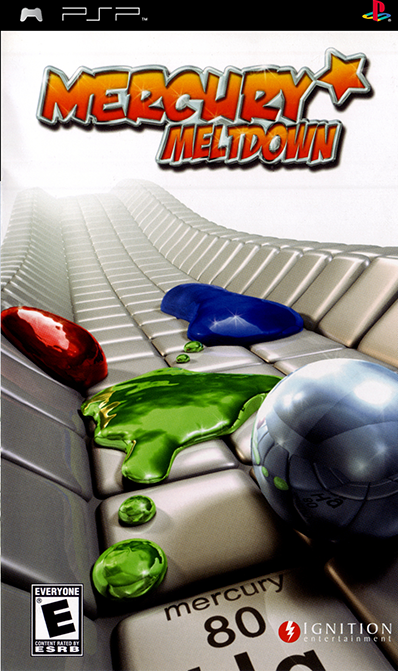 Mercury Meltdown box art for PSP