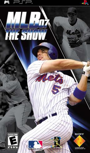 MLB 07 The Show box art for PSP