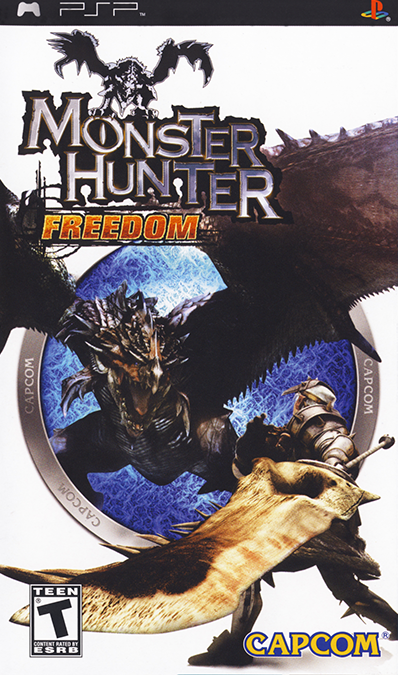 Monster Hunter Freedom box art for PSP