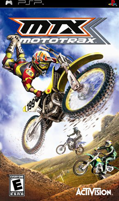 MTX Mototrax box art for PSP