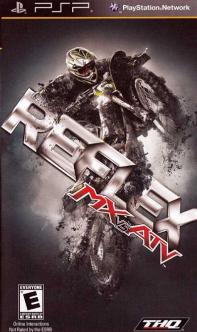 MX vs. ATV Reflex box art for PSP