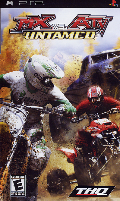 MX vs ATV Untamed box art for PSP