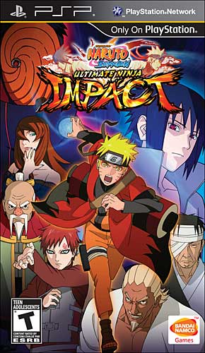 Naruto Shippuden: Ultimate Ninja Impact box art for PSP