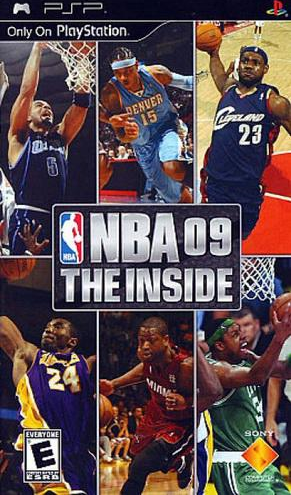 NBA 09 The Inside box art for PSP