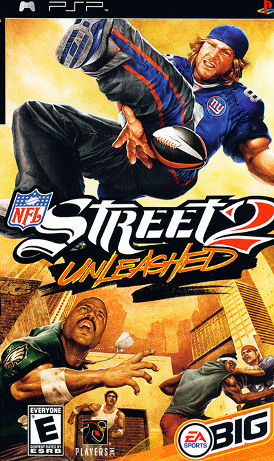 NFL Street 2: Unleashed box art for PSP