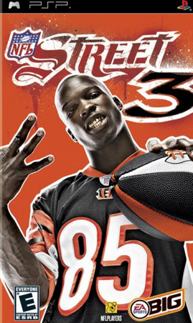 NFL Street 3 box art for PSP